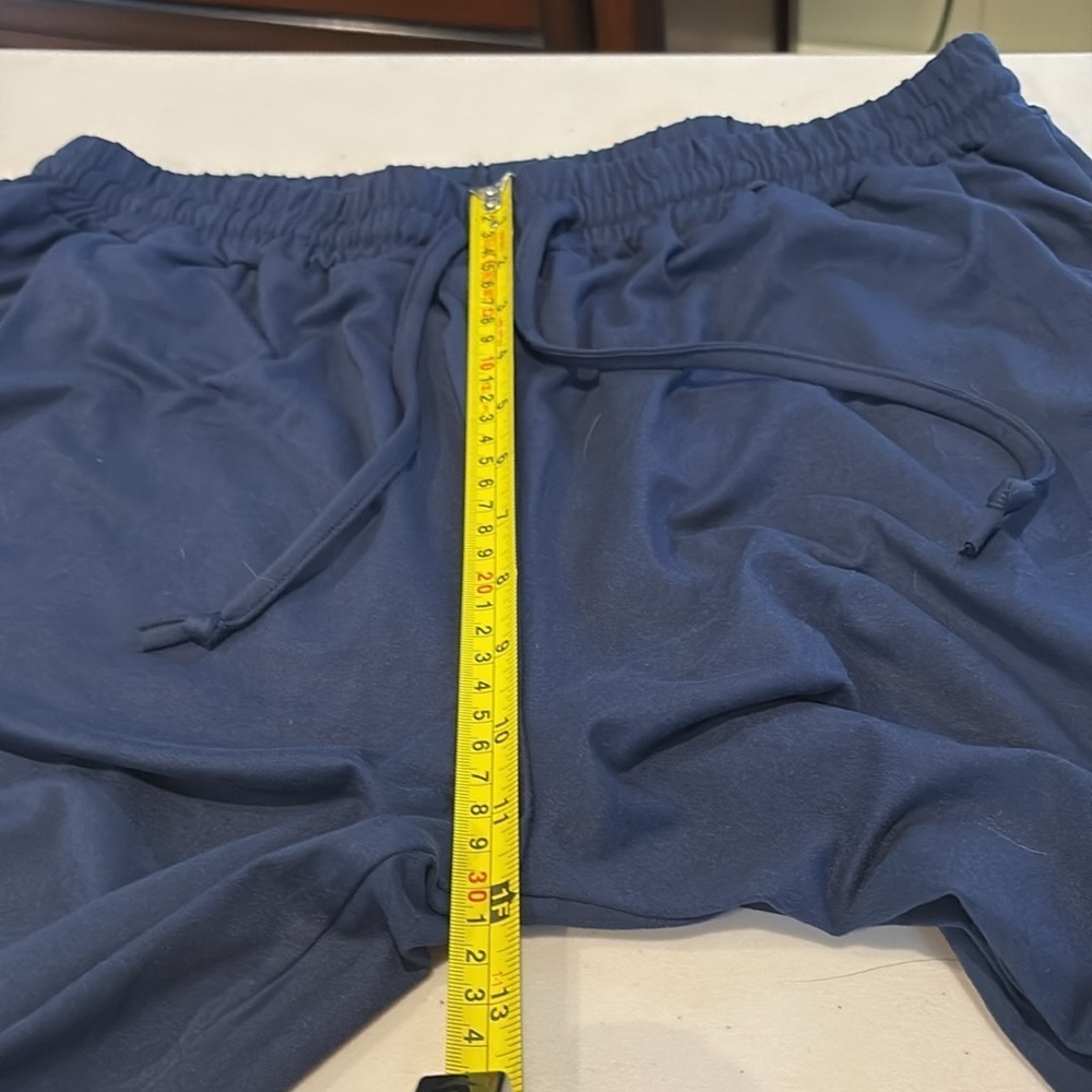 NEW -DIBAOLONG Womens Yoga Pants Wide Leg - Size XL.  Navy Blue - Picture 10 of 11